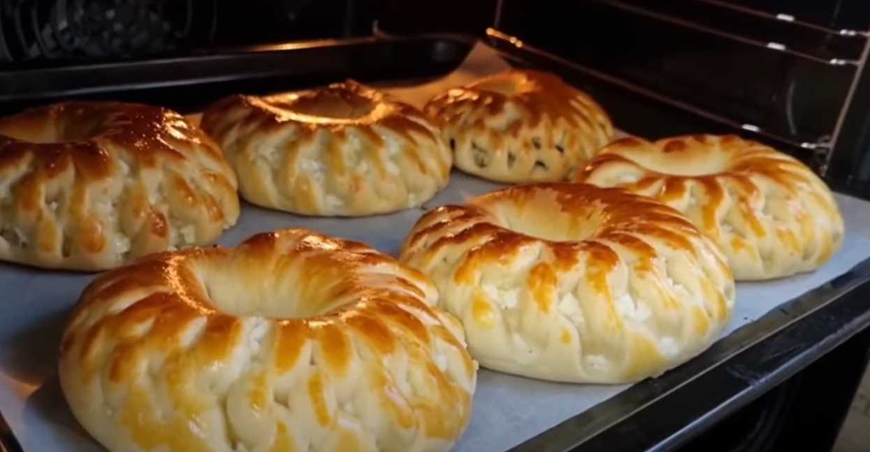 Couronnes de fromage blanc tressées - Étape 12