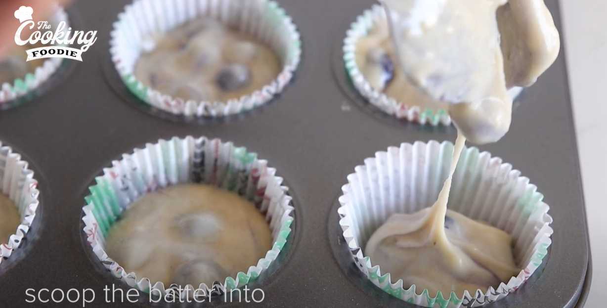 Muffins aux myrtilles - Étape 8