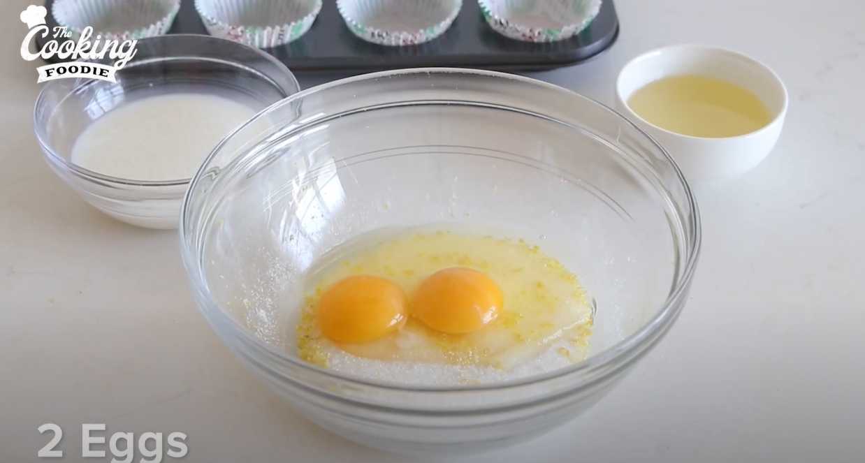 Muffins aux myrtilles - Étape 3