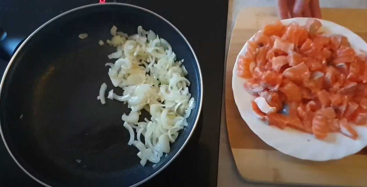 Pâtes au saumon dans une sauce crémeuse - Étape 5