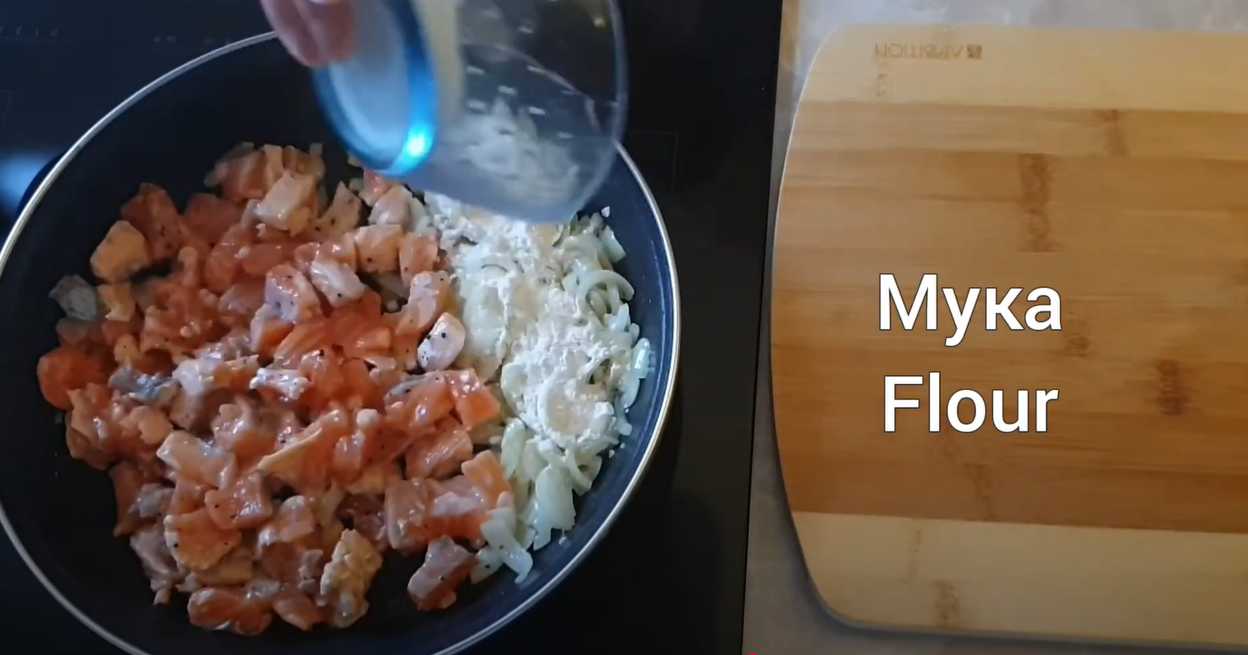 Pâtes au saumon dans une sauce crémeuse - Étape 8