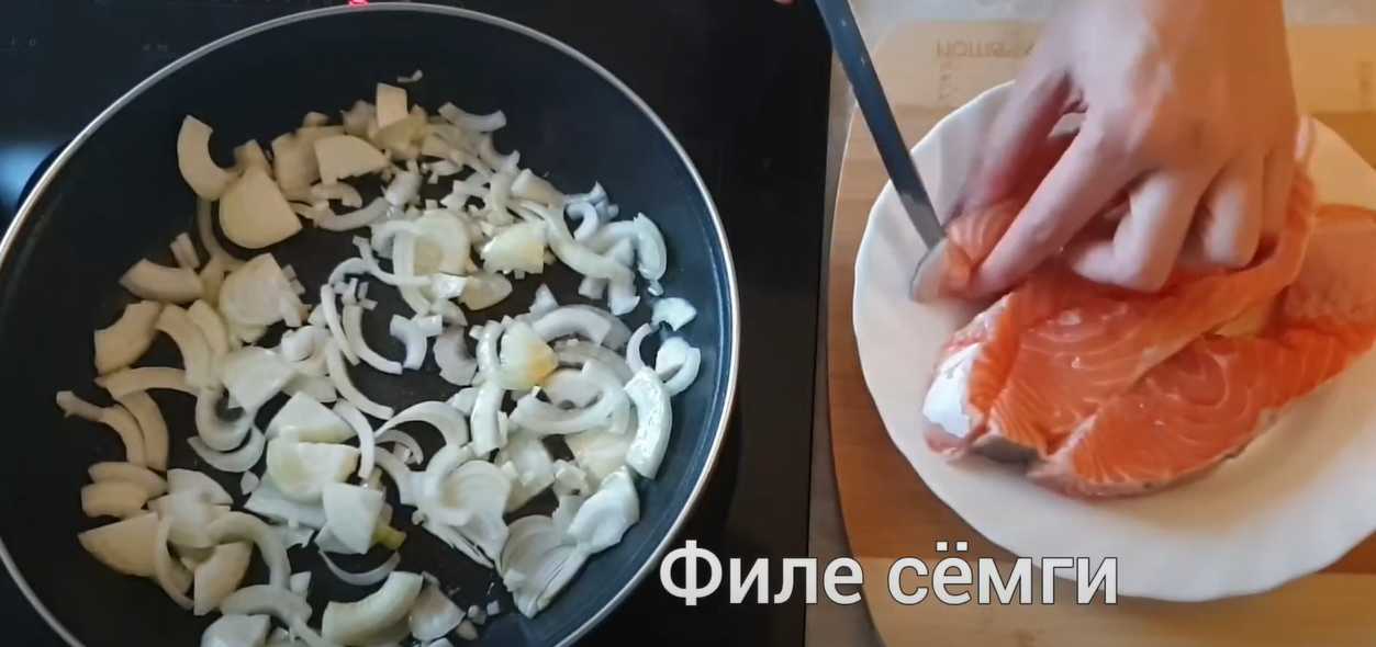 Pâtes au saumon dans une sauce crémeuse - Étape 4