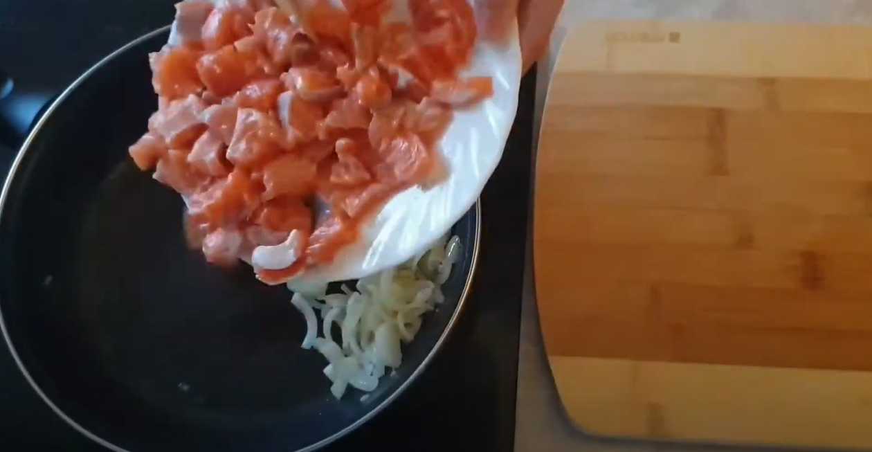 Pâtes au saumon dans une sauce crémeuse - Étape 6