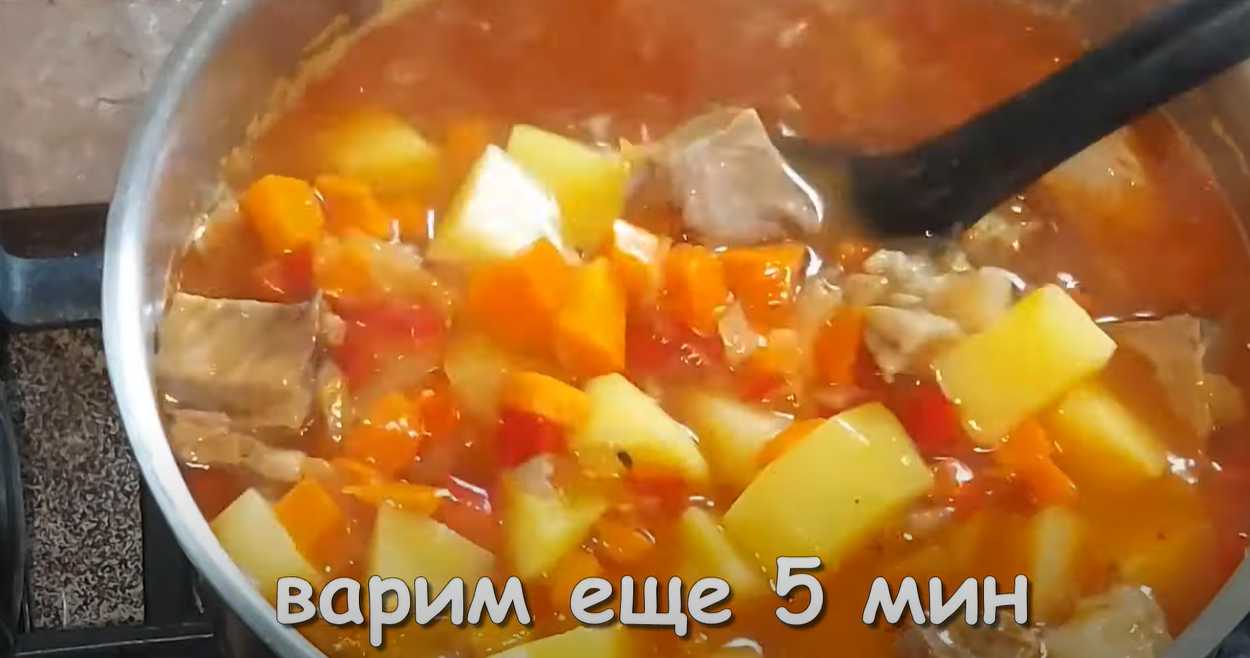 Soupe classique à la viande et aux légumes - Étape 11