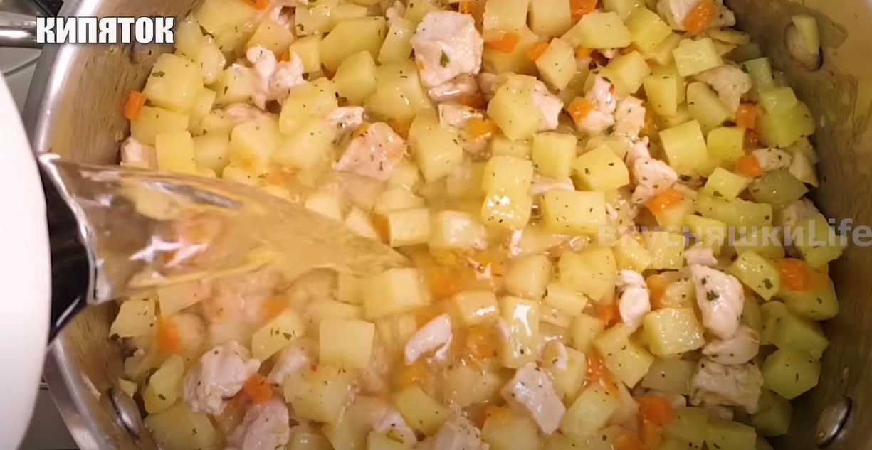 Soupe aux œufs classique - Étape 7