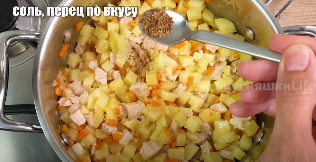 Soupe aux œufs classique - Étape 6