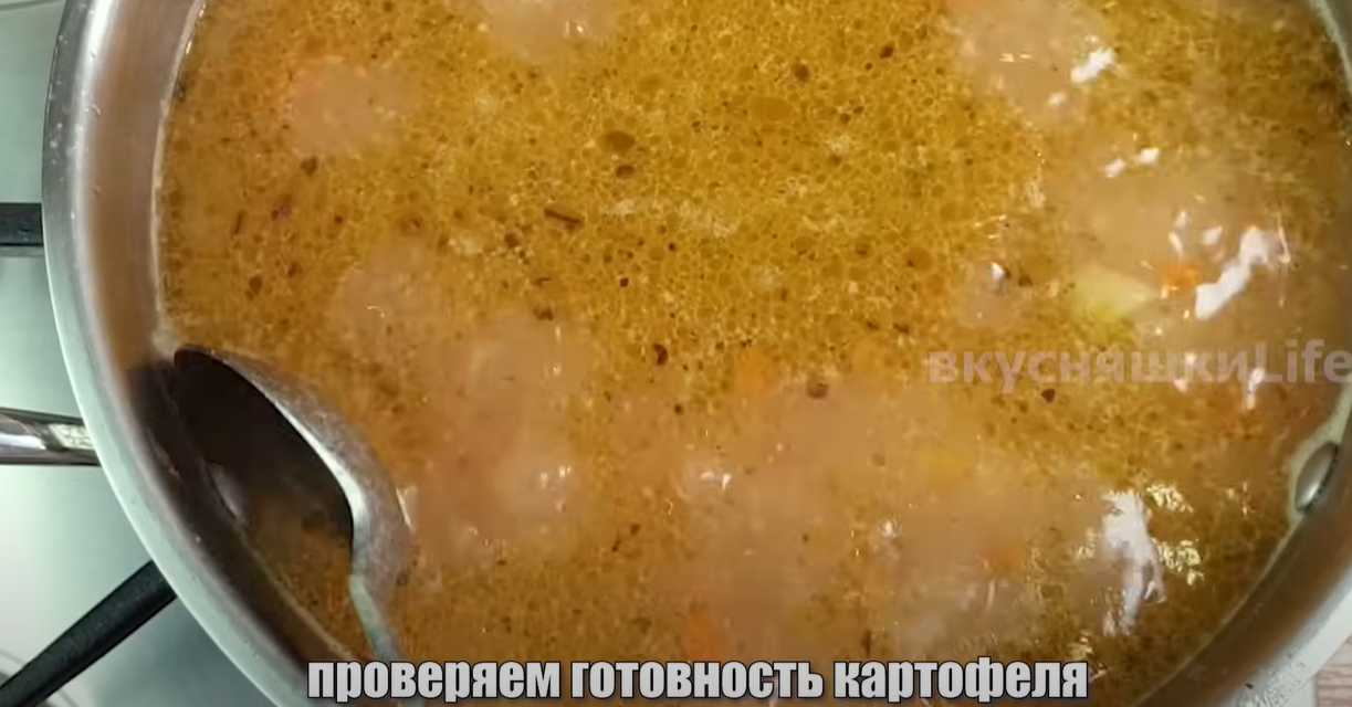 Soupe aux œufs classique - Étape 10