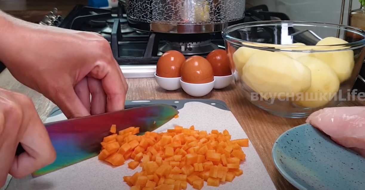 Soupe aux œufs classique - Étape 3