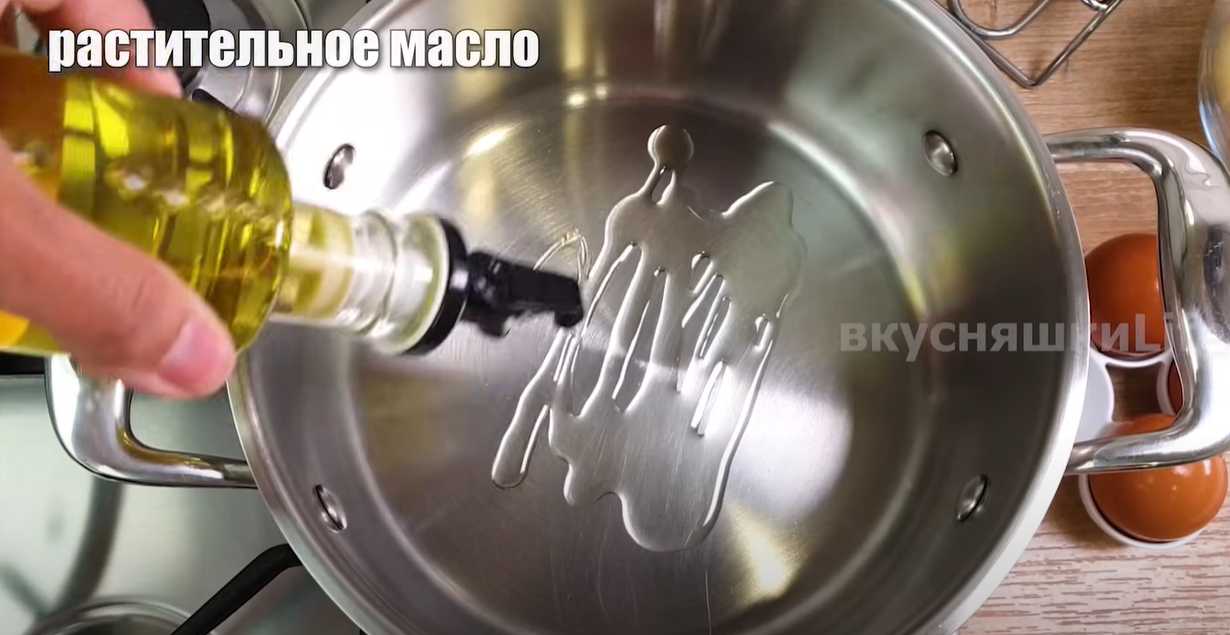 Soupe aux œufs classique - Étape 1