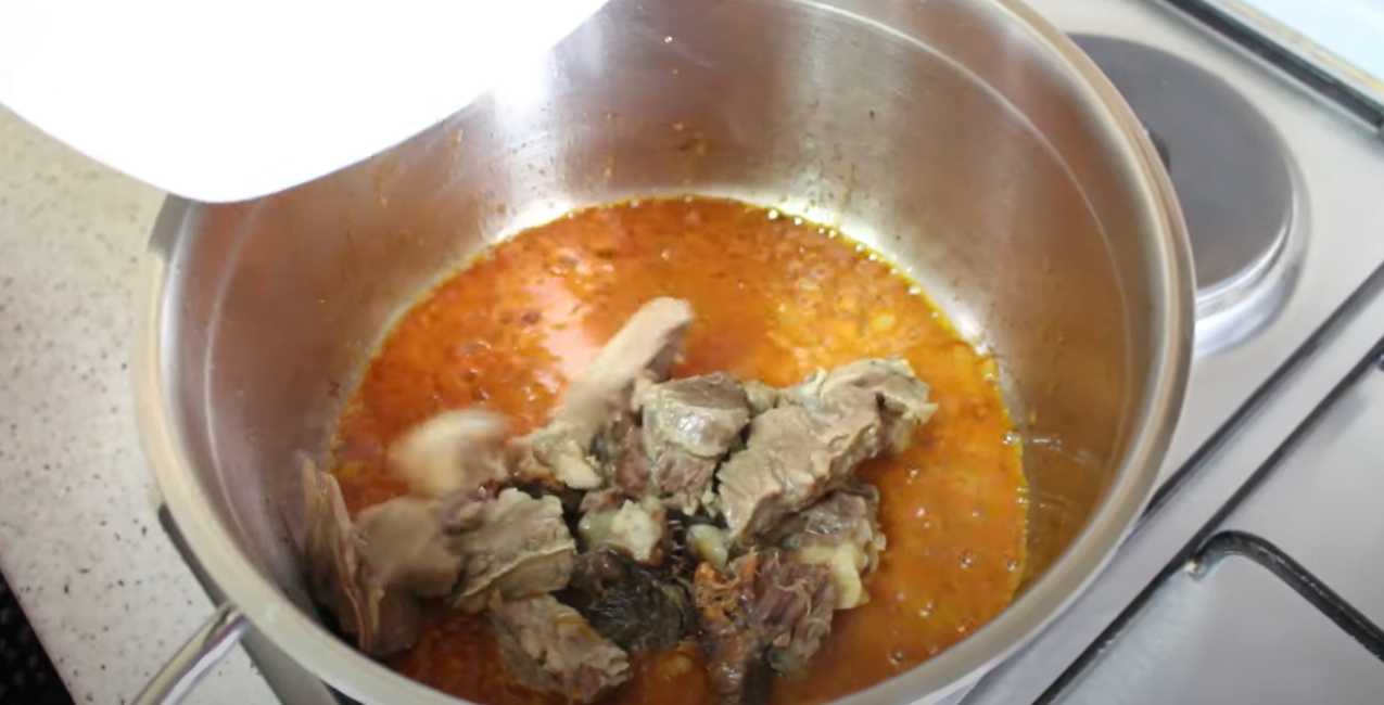 Soupe classique à la viande et à l'orge - Étape 8