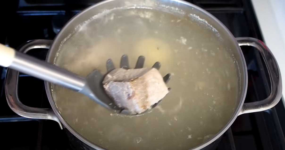 Soupe de poisson classique - Étape 6