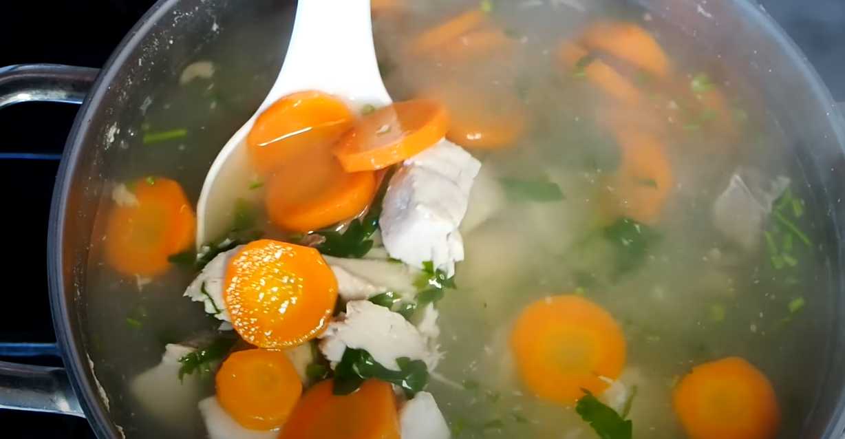 Soupe de poisson classique - Étape 9