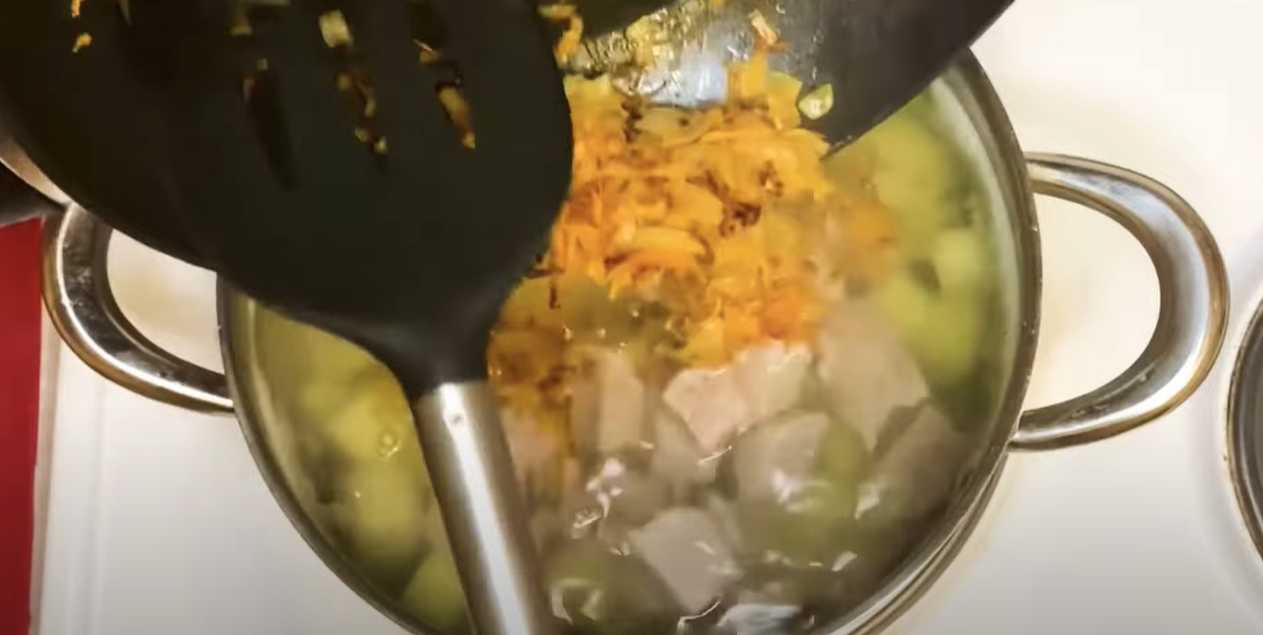 Soupe de porc classique - Étape 9