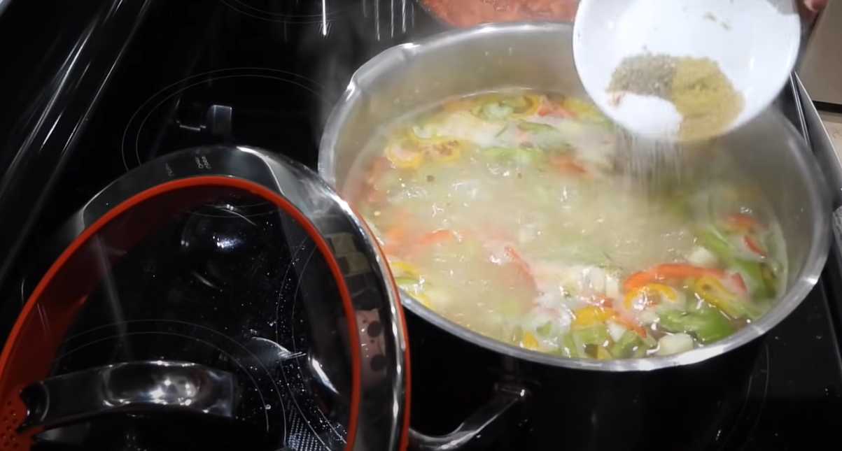 Soupe classique aux haricots et à la viande - Étape 8