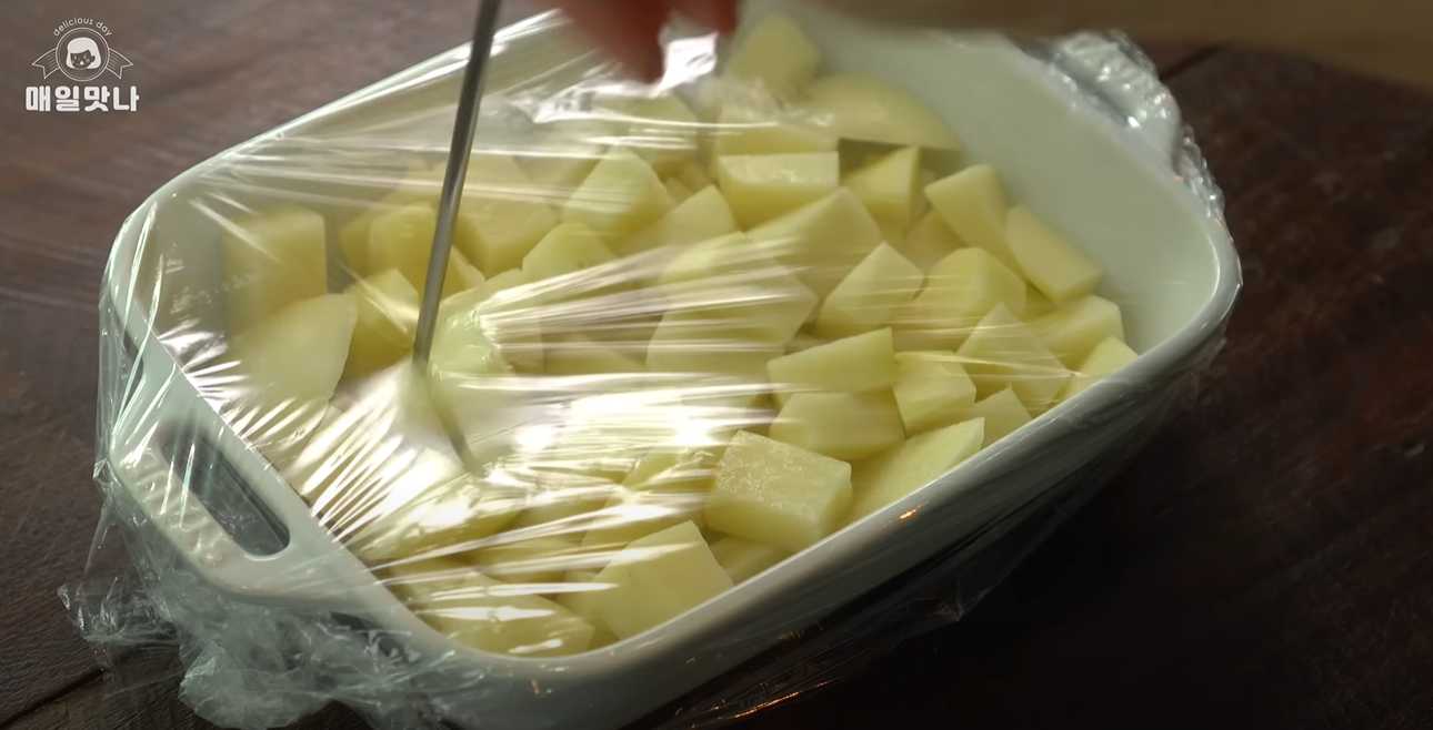 Rondelles de pommes de terre croustillantes à l'ail - Étape 2