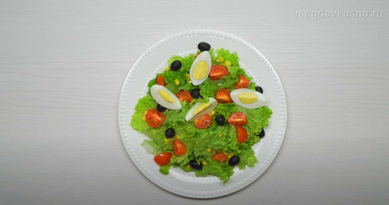 Salade niçoise classique au thon et au maïs - Étape 6