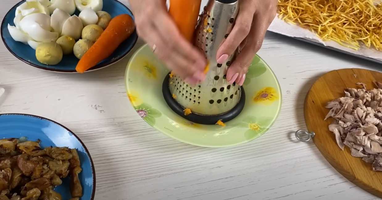 Salade de nids de tétras - Étape 8