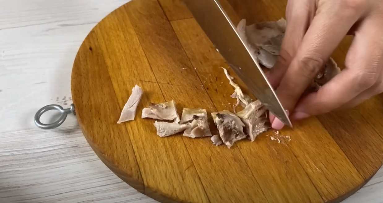 Salade de nids de tétras - Étape 7