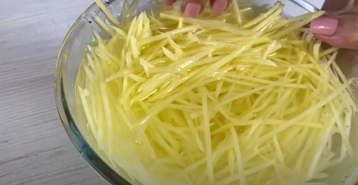 Salade de nids de tétras - Étape 2