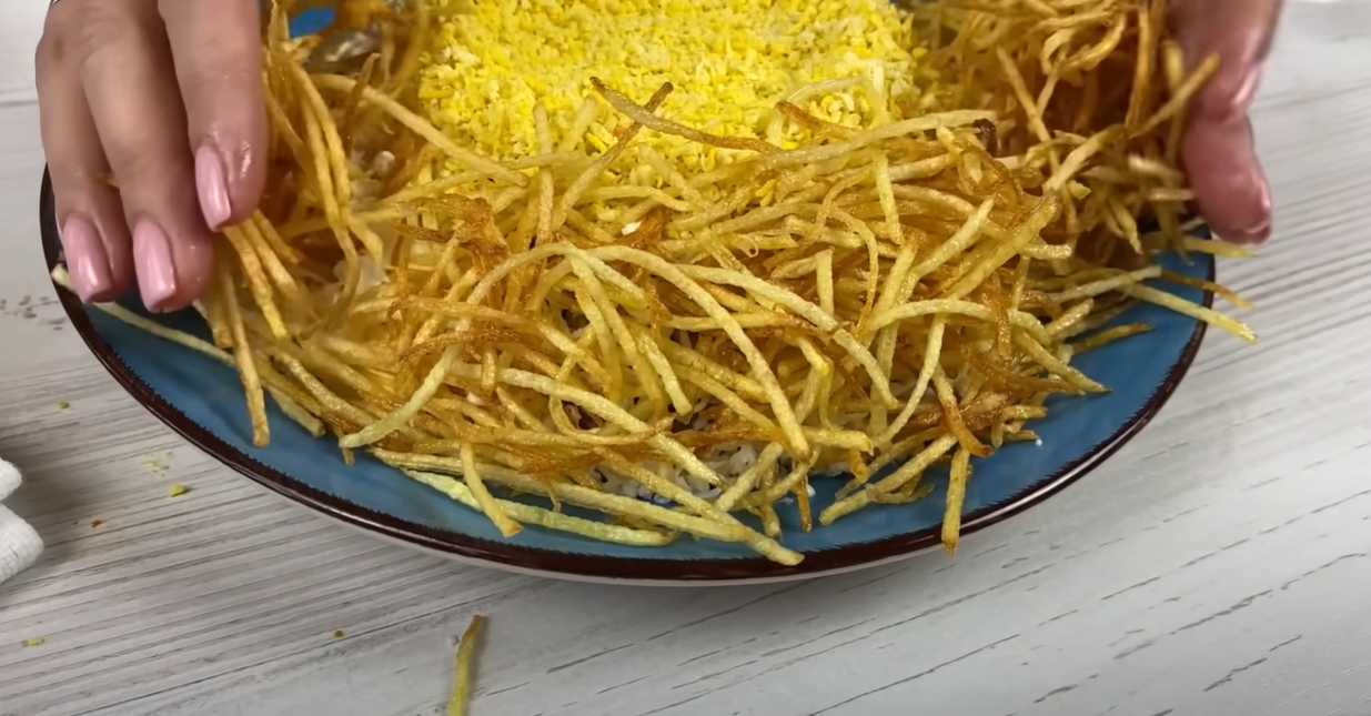 Salade de nids de tétras - Étape 13