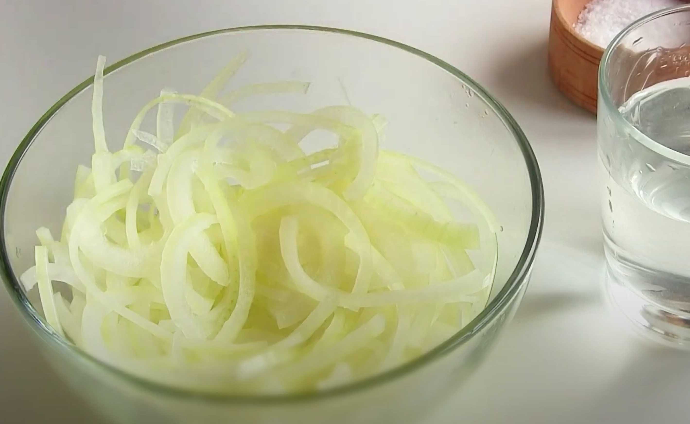 Salade « Caprice masculin » - Étape 1