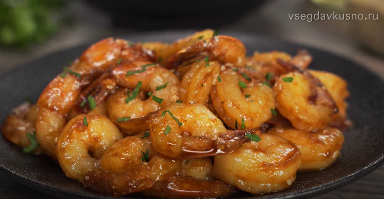 Crevettes frites à l'ail et à la sauce soja - Étape 7