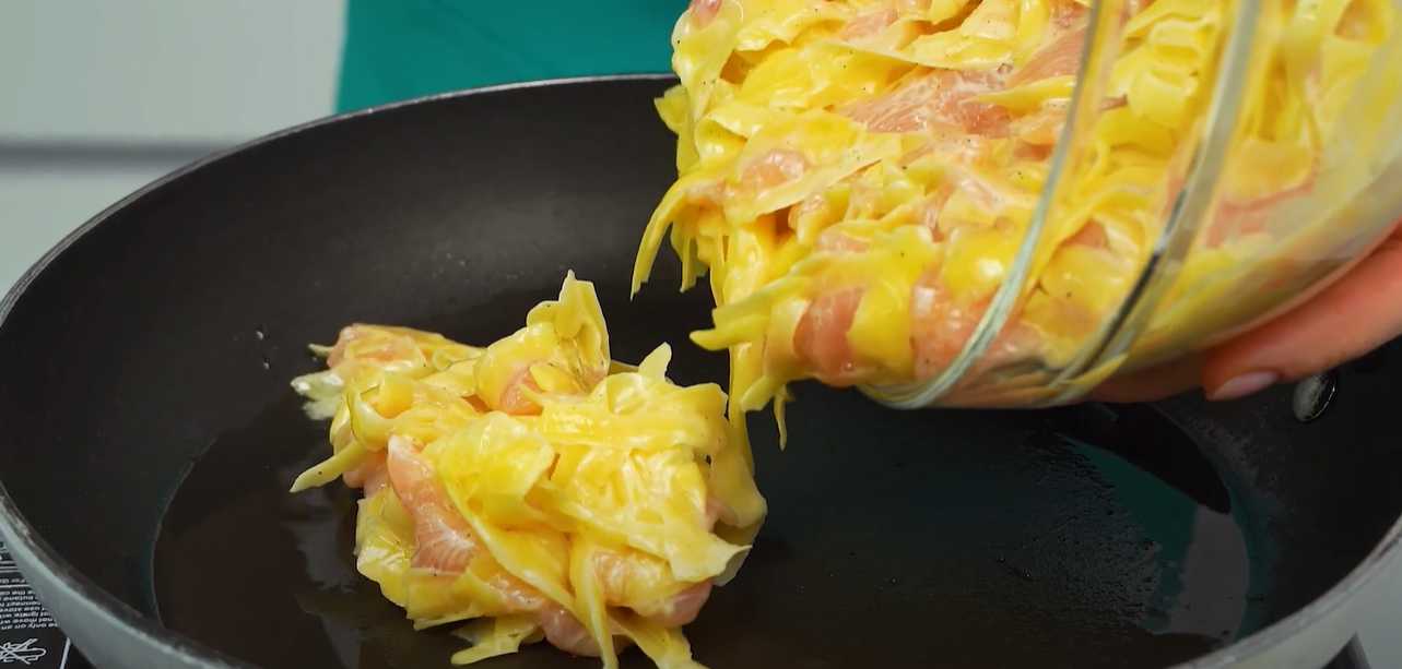 Gratin de pommes de terre au poulet à la poêle - Étape 4