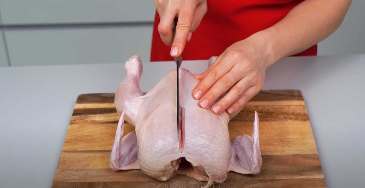 Poulet frit aux champignons et aux oignons - Étape 1