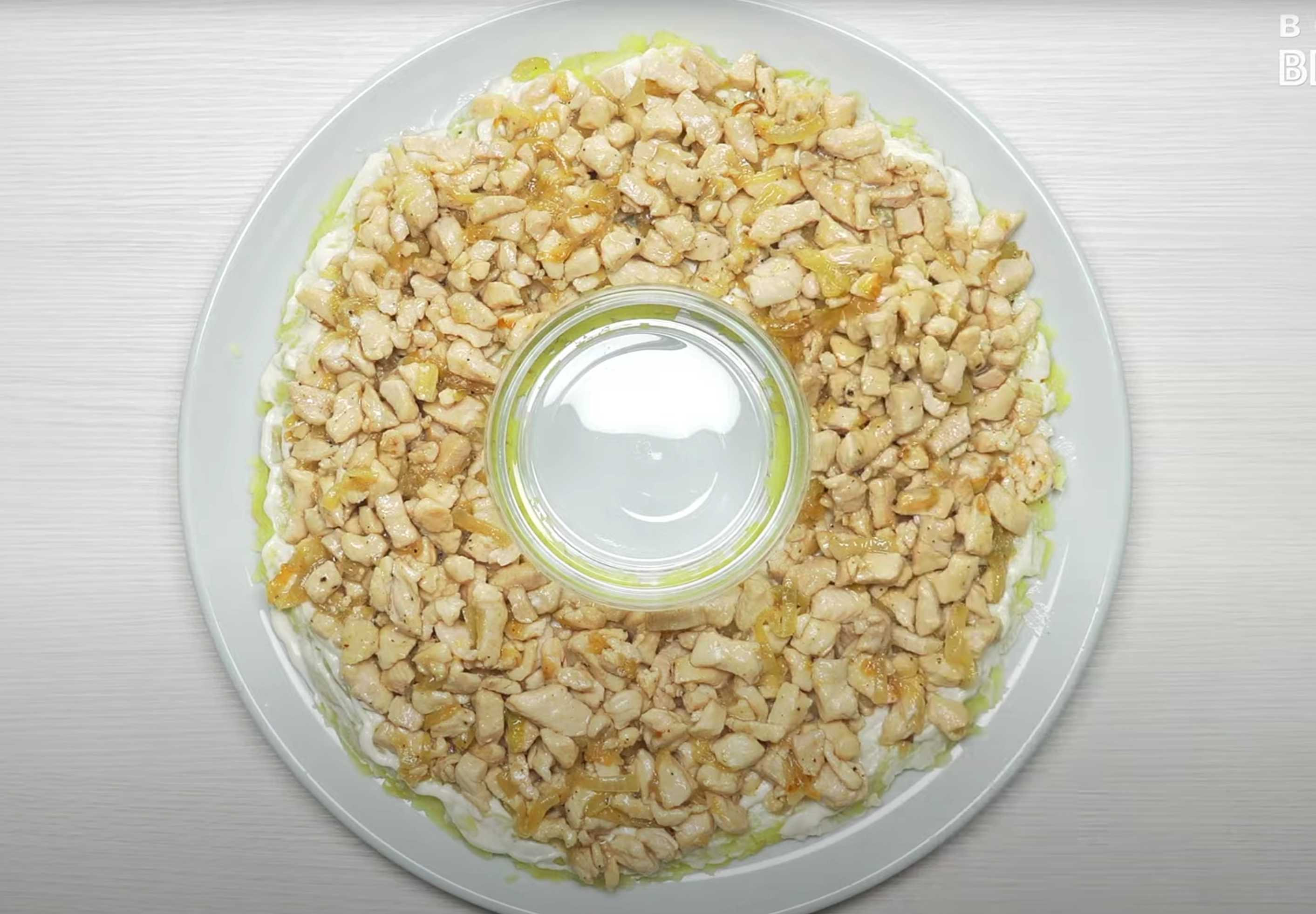 Salade Bracelet Grenat - Étape 7