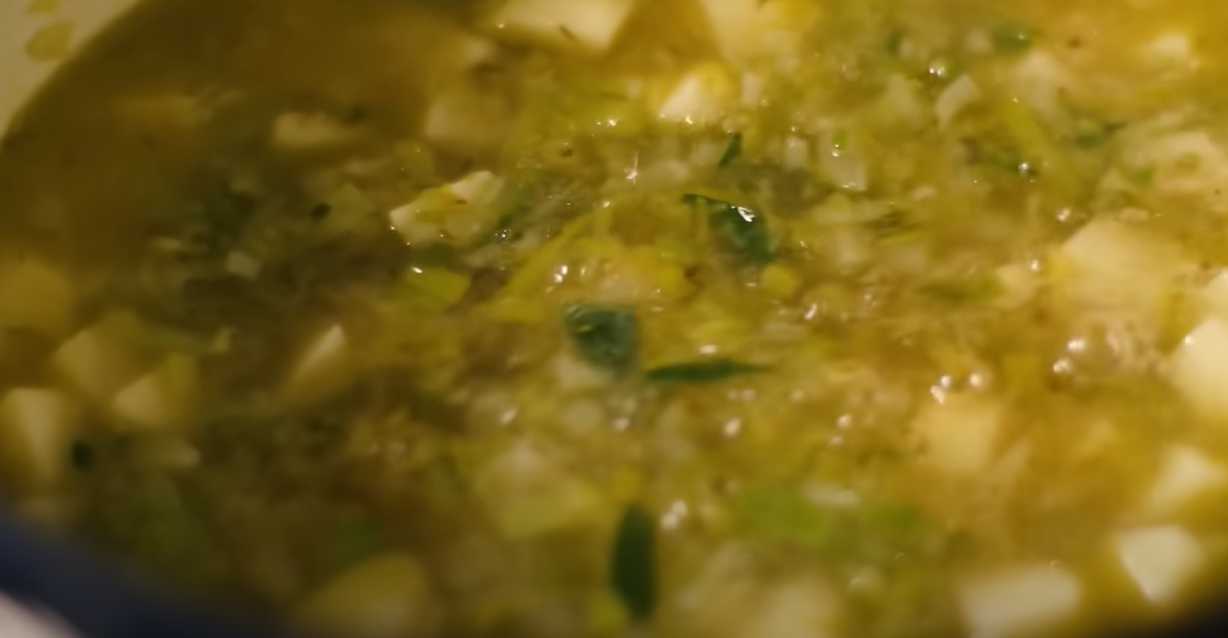 Soupe italienne à l'ail avec croûtons - Étape 9