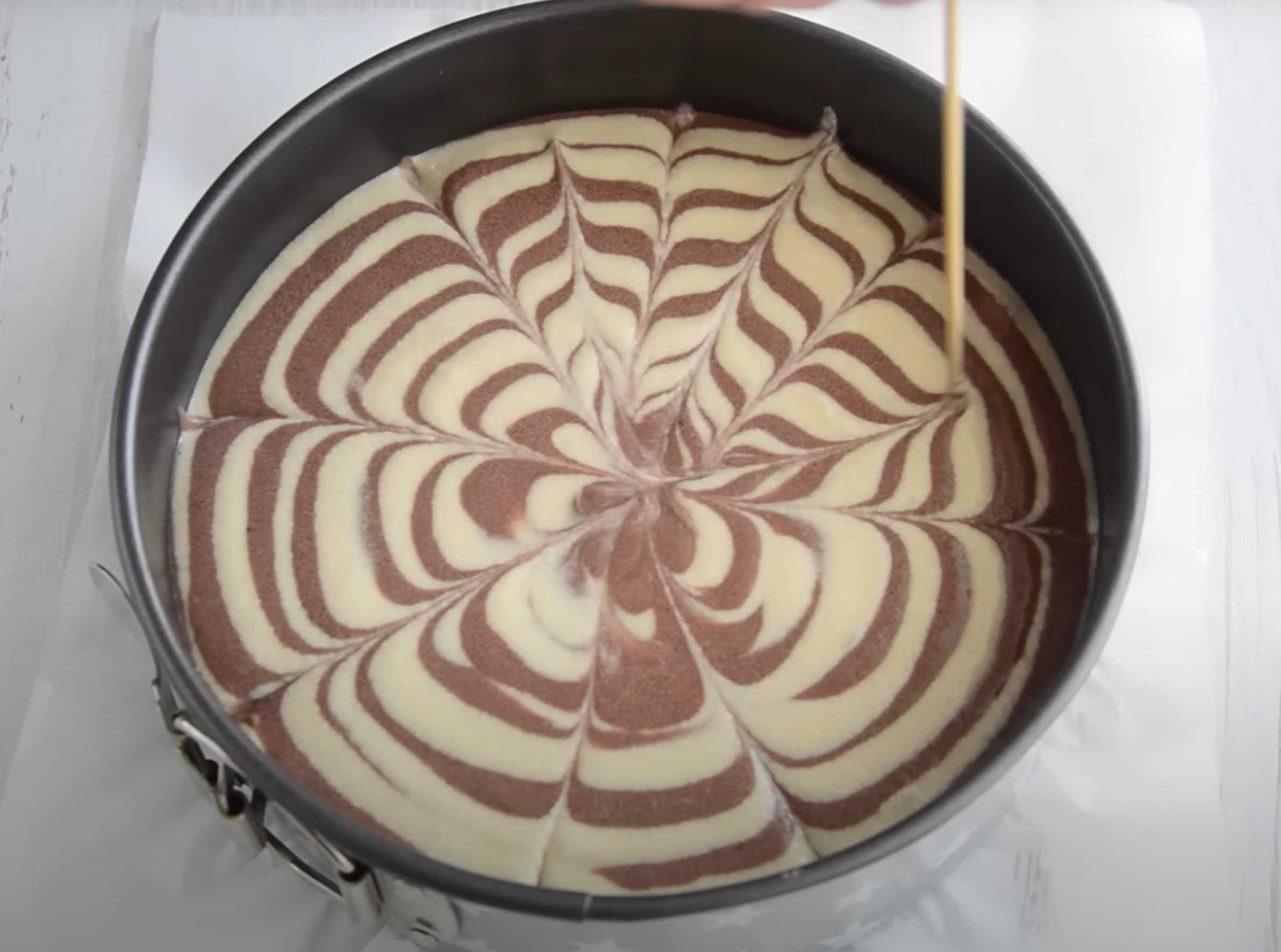 Gâteau Zèbre - Étape 8