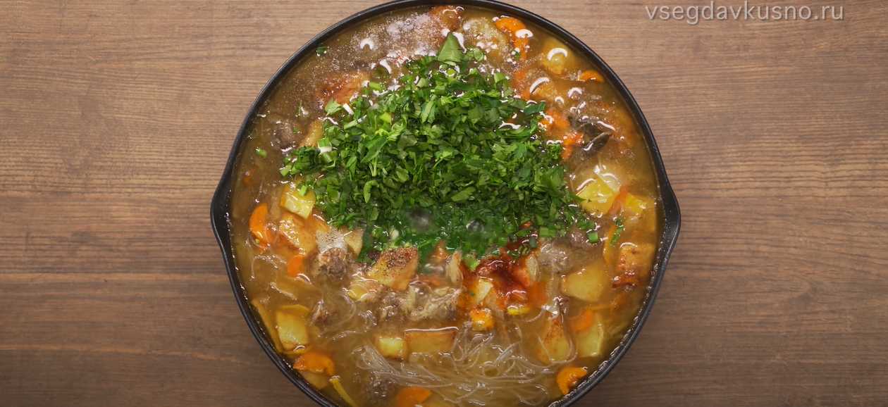 Soupe mongole Khuitsaa - Étape 18