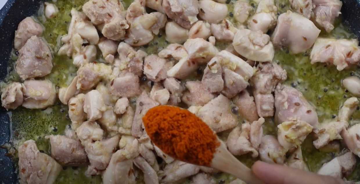 Poulet Tawa - Étape 4