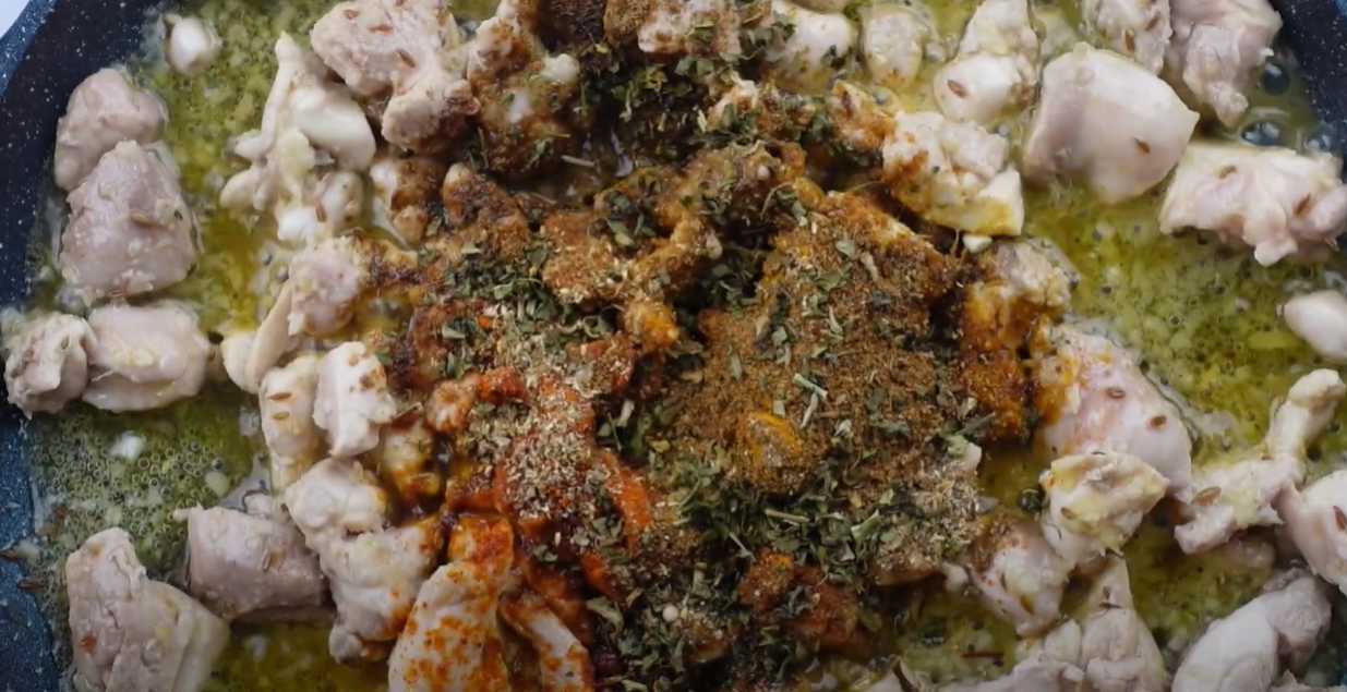 Poulet Tawa - Étape 5