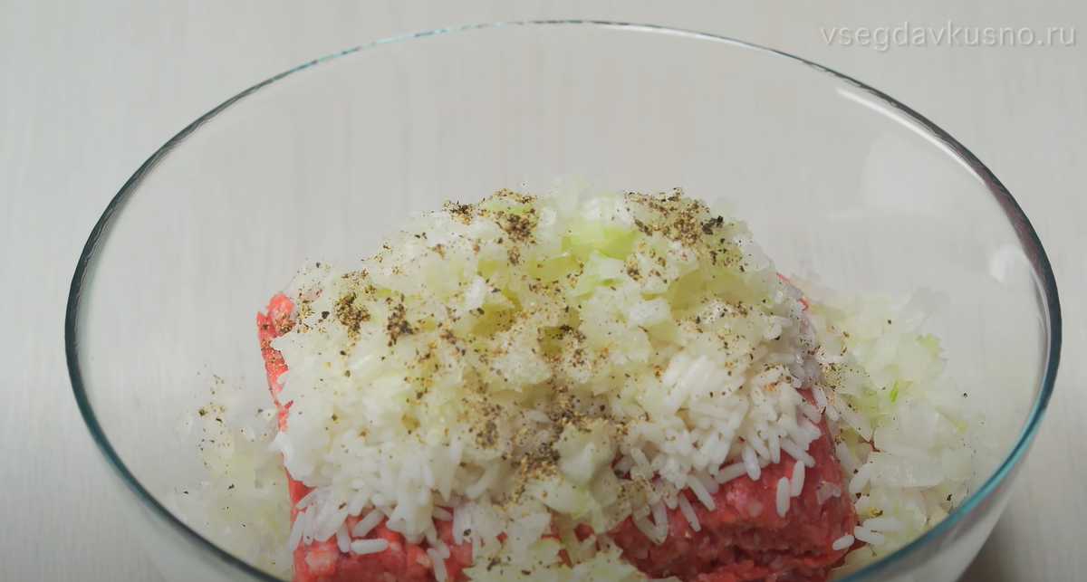 Choux farcis au riz et à la viande hachée - Étape 10