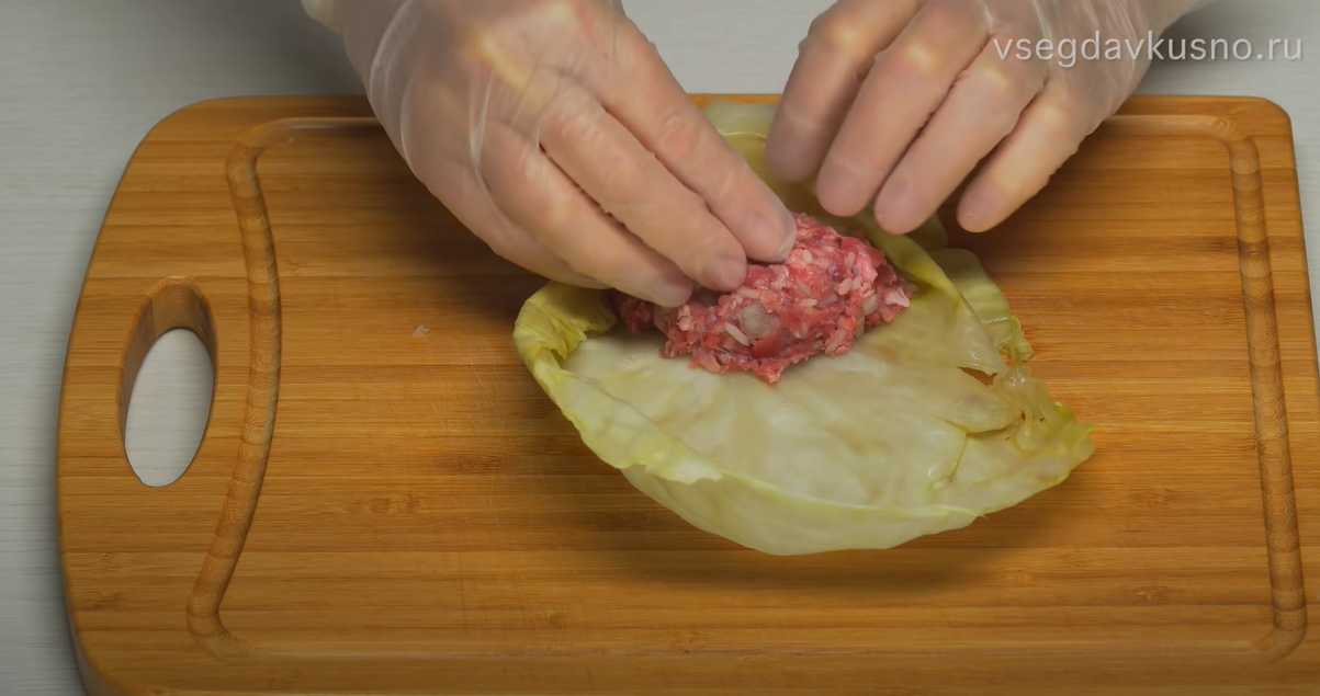 Choux farcis au riz et à la viande hachée - Étape 13