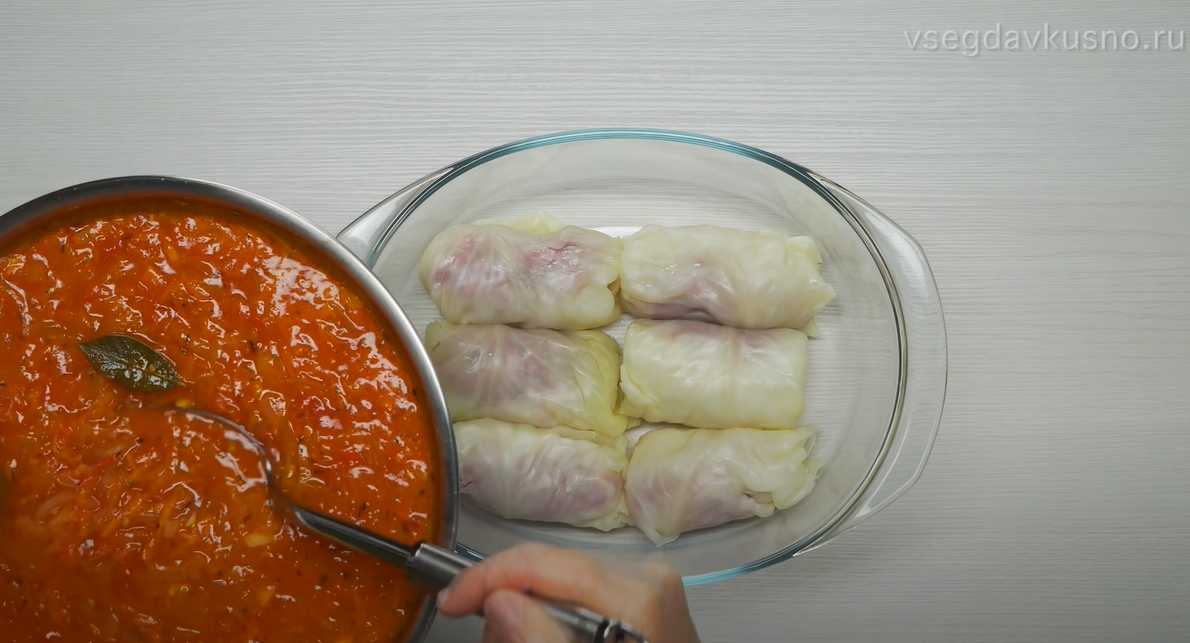 Choux farcis au riz et à la viande hachée - Étape 14