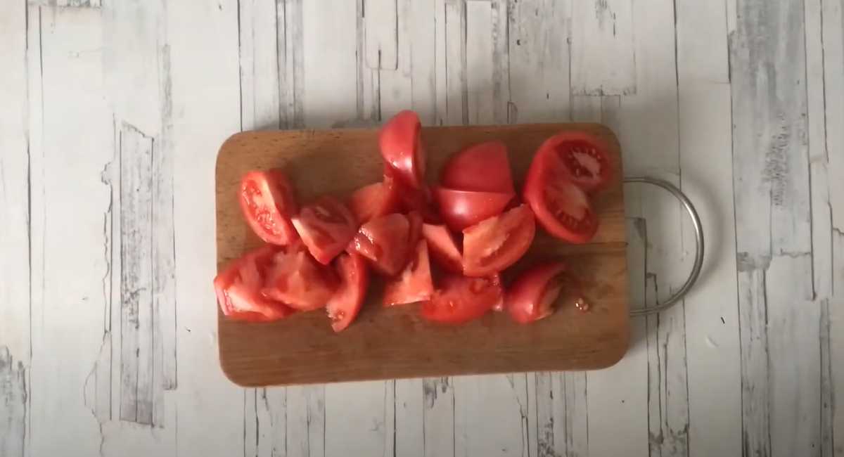 Salade d'aubergines frites à la géorgienne - Étape 3