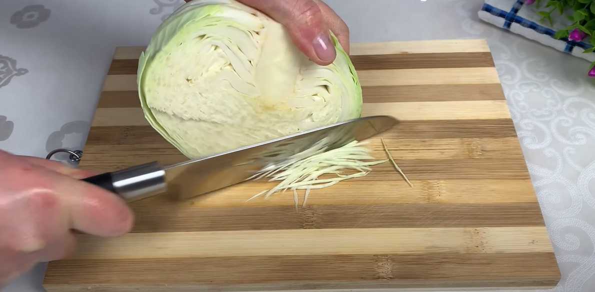 Salade de chou et de carottes - Étape 1