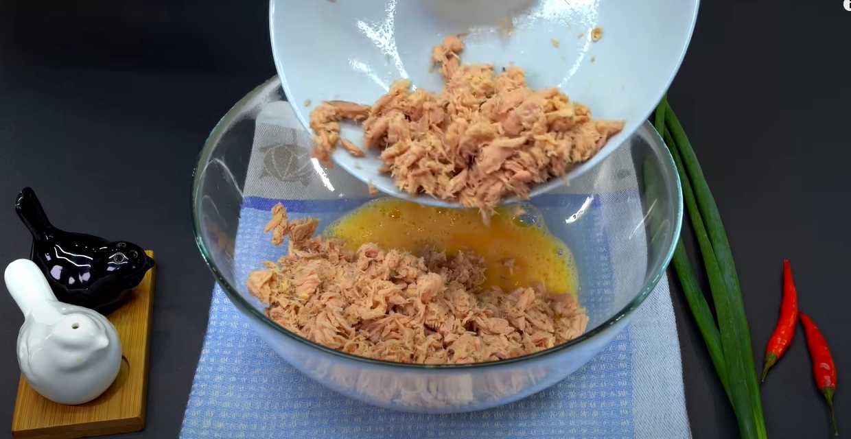 Thon en conserve avec sauce à la crème fraîche - Étape 3