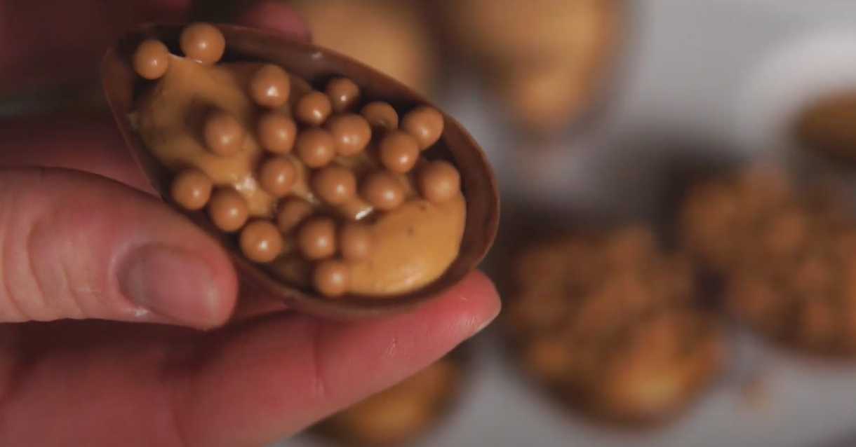 Œufs fourrés au chocolat - Étape 14