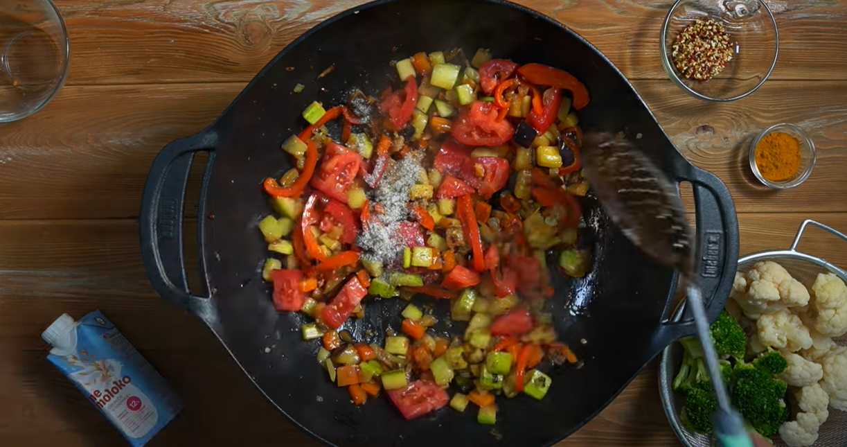 Subji végétalien indien célèbre - Étape 6