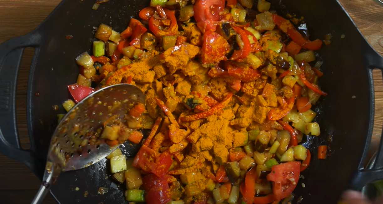 Subji végétalien indien célèbre - Étape 7