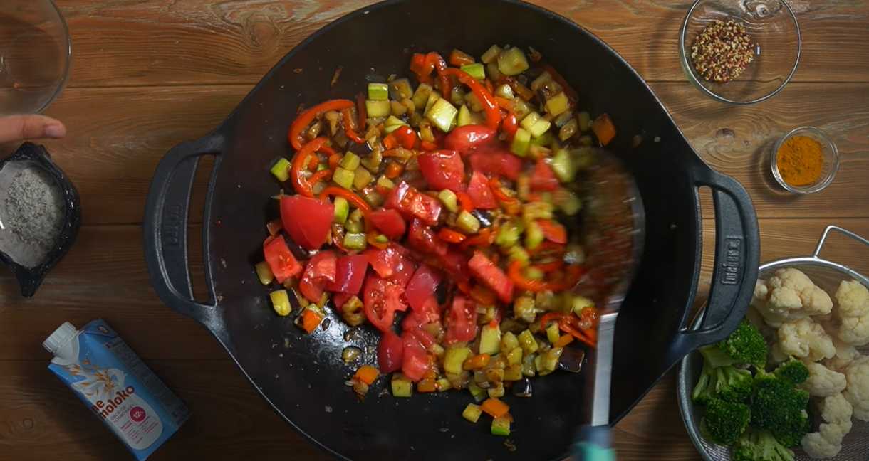 Subji végétalien indien célèbre - Étape 5