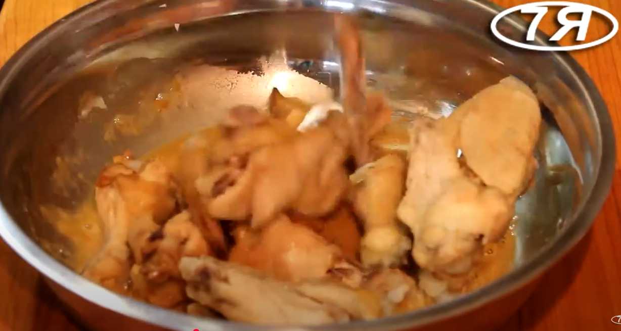 Ailes de poulet enrobées de poires - Étape 5