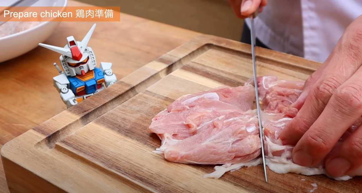 Escalopes de poulet Katsu - Étape 2