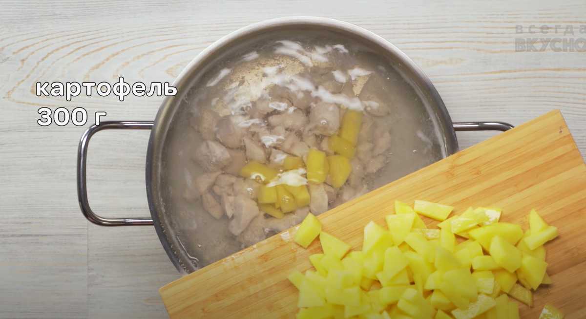 Soupe au poulet et aux orties - Étape 3