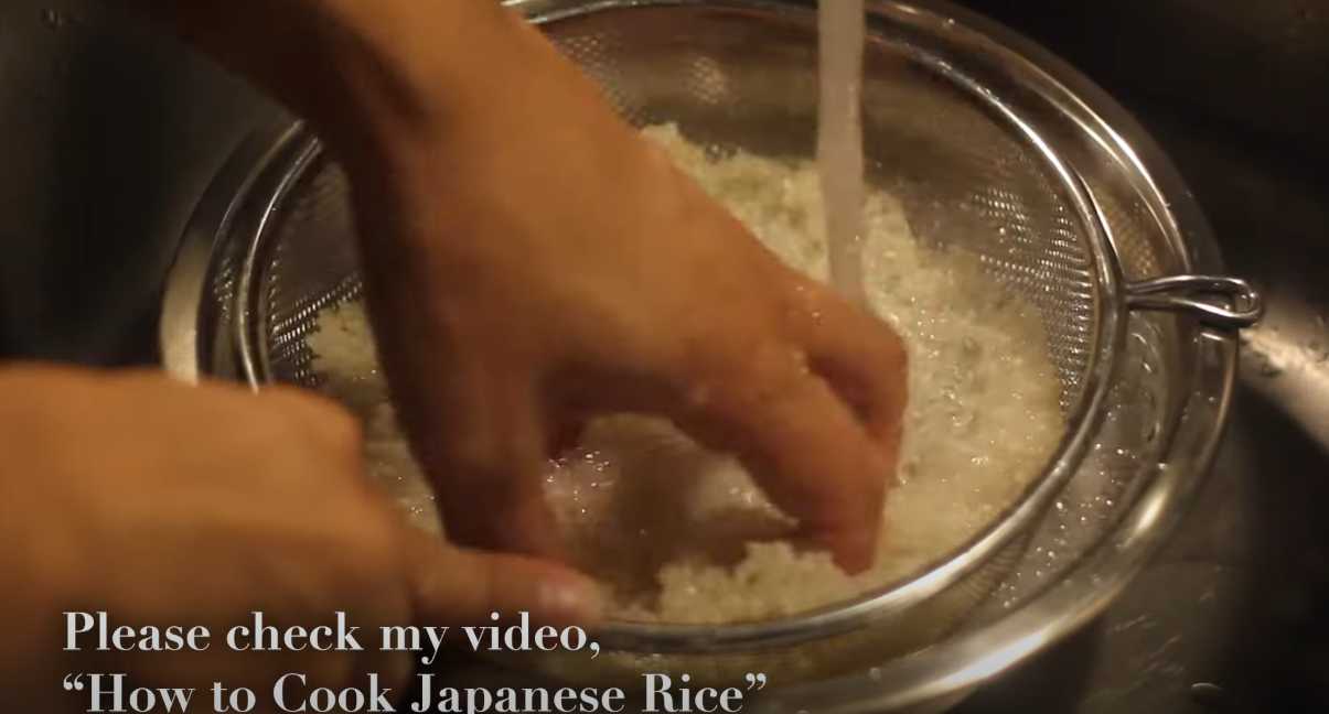 Donburi au tofu frit - Étape 1