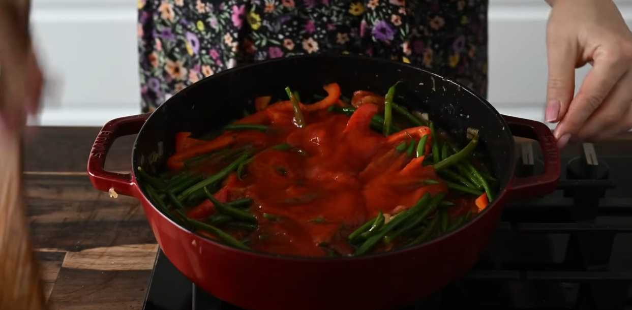 Haricots verts aux pommes de terre - Étape 11