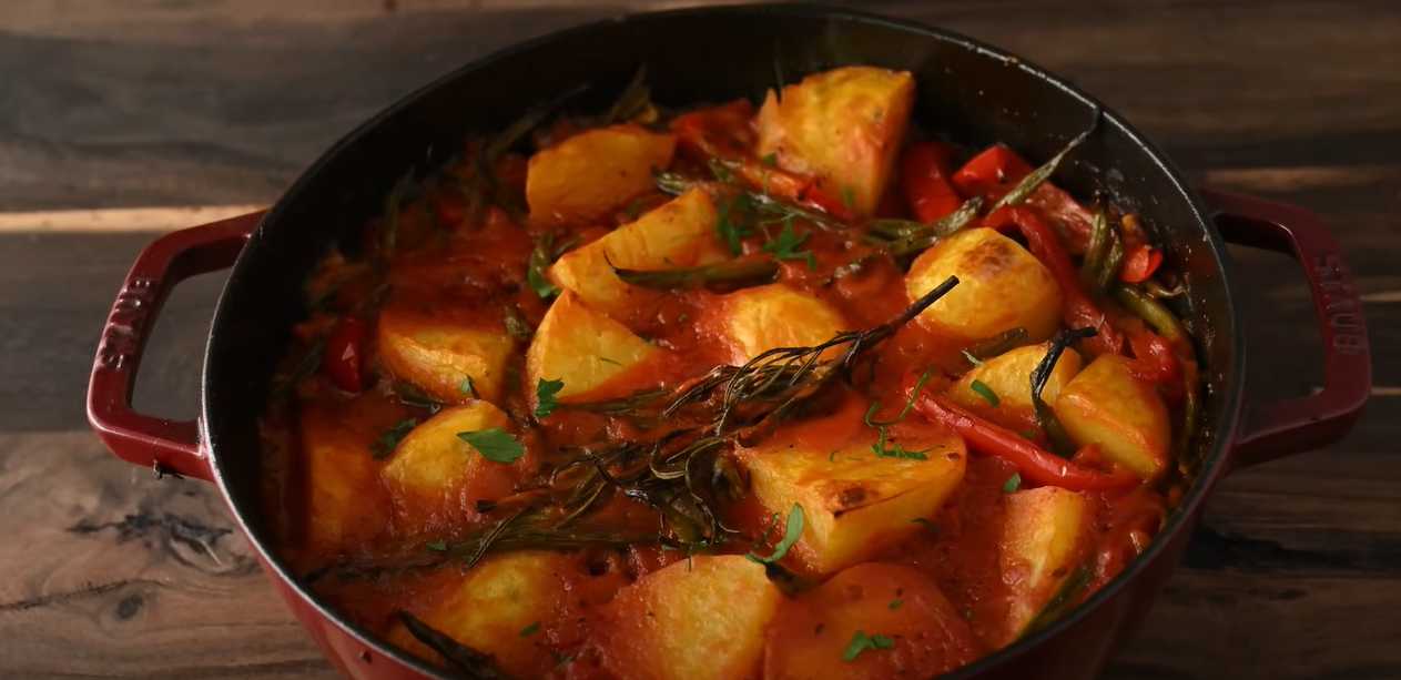 Haricots verts aux pommes de terre - Étape 14